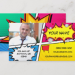 comic book business card