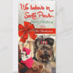 Santa Paws Card