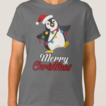 Christmas Penguin Lights Shirt