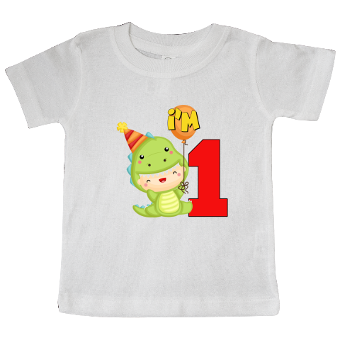 1st Birthday Cute Dinosaur