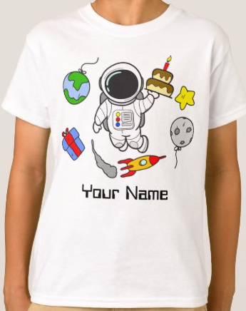 Astronaut Birthday Shirt