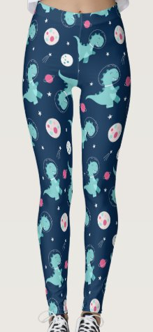 Space Dinosaur Leggings