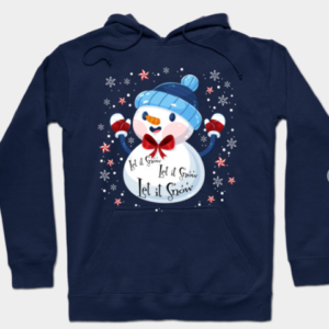 Let It Snow Snowman Hoodie